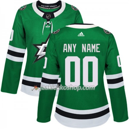 Nainen NHL Dallas Stars Custom Adidas 2017-2018 Kelly Vihreä Authentic